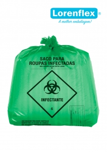 SACO HAMPER VERDE 120 LITROS C/ 50UN