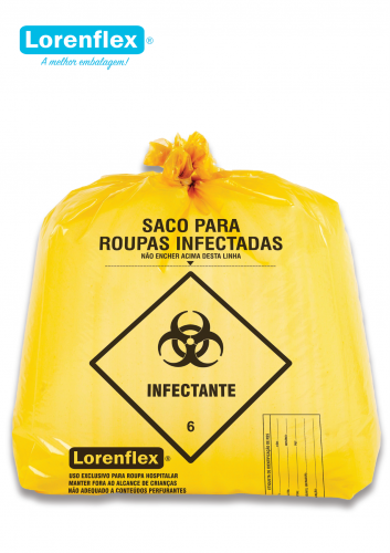 SACO HAMPER AMARELO 120 litros C/50UN