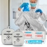 SACO INFECTANTE BRANCO LORENFLEX 50L C/ 100UN